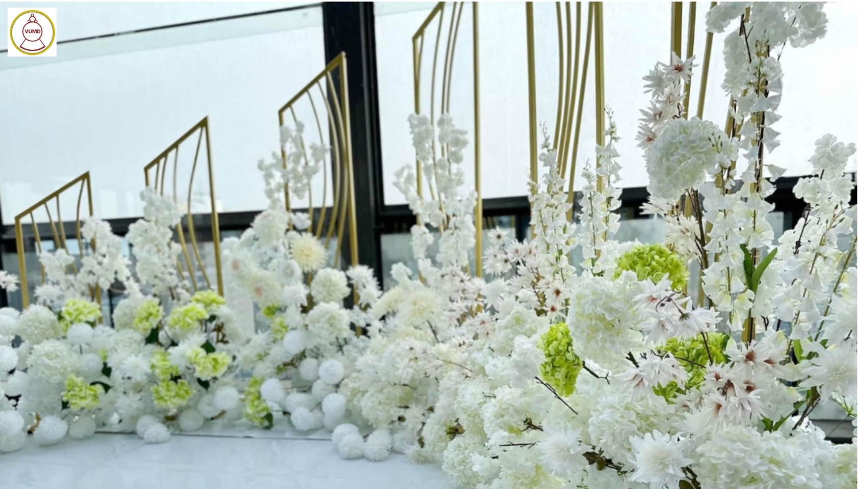 Background hoa lụa sang trọng