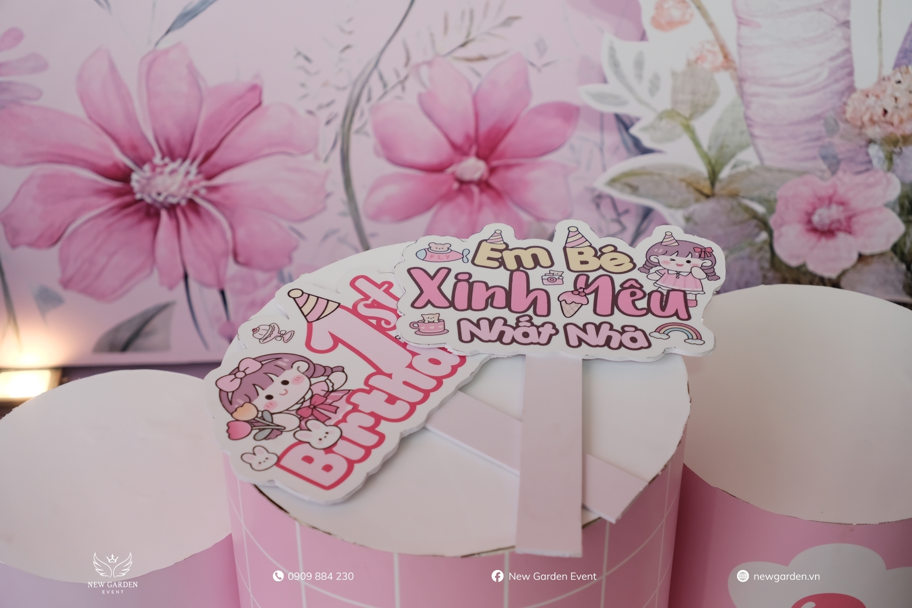 Mẫu Backdrop Sinh Nhật Cho Bé 2025